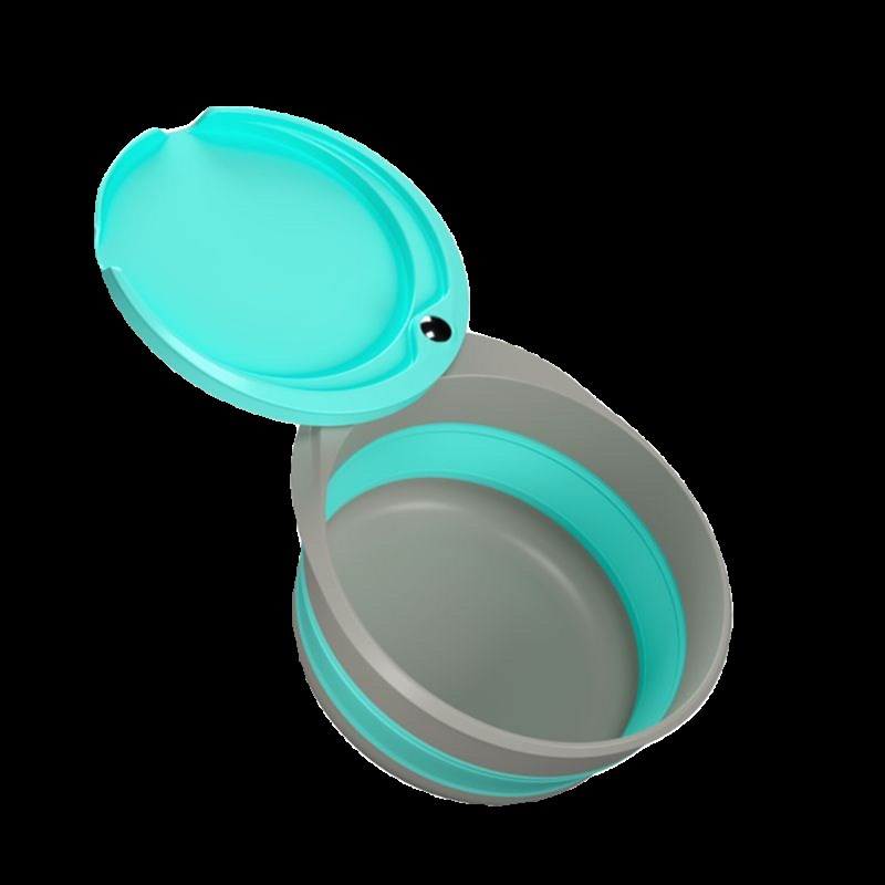 一帆精工折叠拉饵盘通用散炮饵料盆开饵盆钓鱼强磁鱼饵盒饵盆