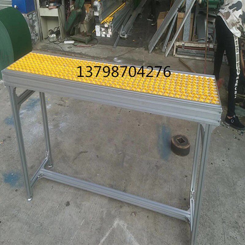 流利式工作台货架流利式输送线流利条滑轮工作台流水线铝合金钣金