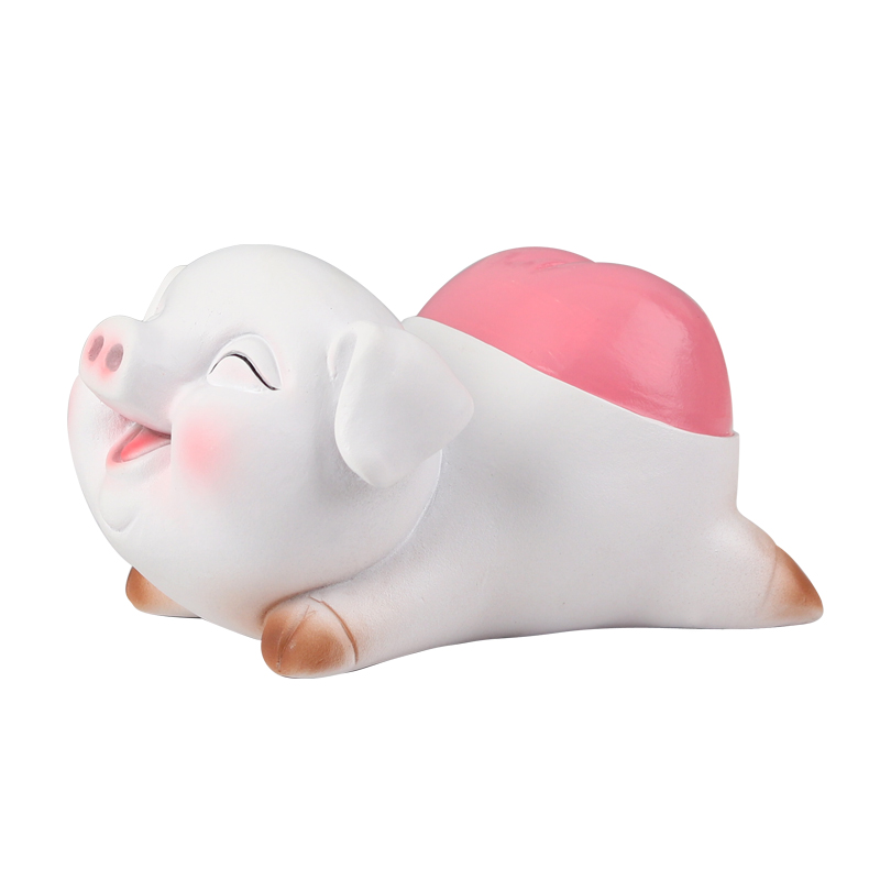 创意可爱猪屁屁眼镜支架摆件眼镜店陈列道具展示架装饰摆放眼镜座