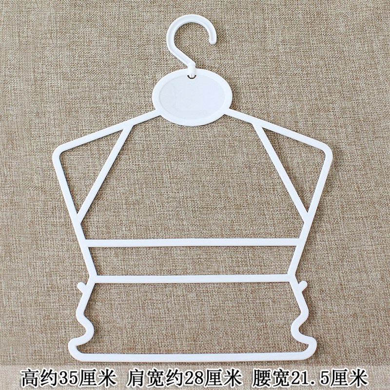 婴幼儿儿童连体塑料装衣架宝宝裤夹圆牌款勾可转小孩批免邮20个