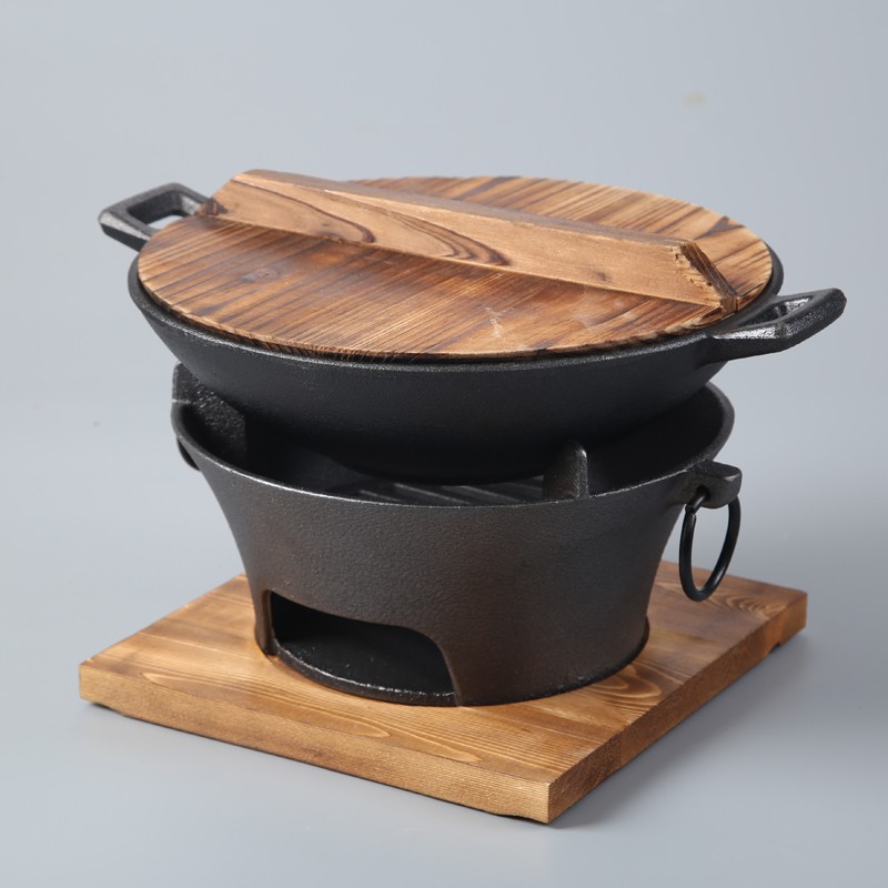 铸铁碳炉加厚生铁炉碳烤炉家用烧烤炉单人份烤肉炉木炭炉炭烤火炉