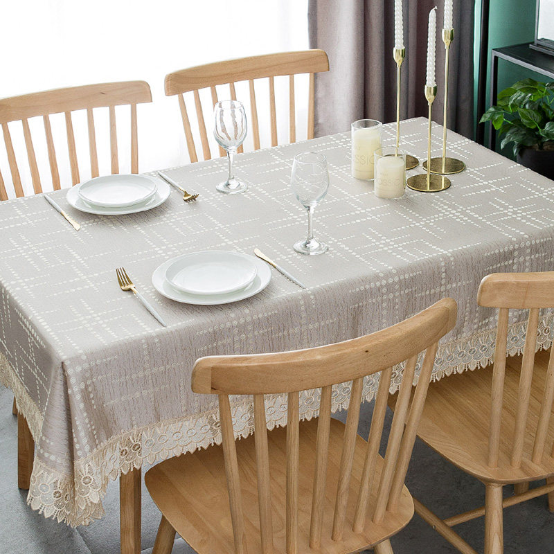 餐桌布简约现代茶几布长方形客厅家用台布方桌正方形桌垫大圆桌布