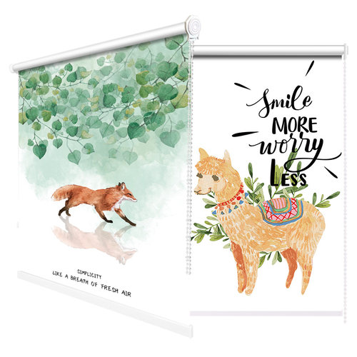 卷拉式小窗帘免打孔安装升降全遮光卷帘卫生间浴室卧室易清洗家用