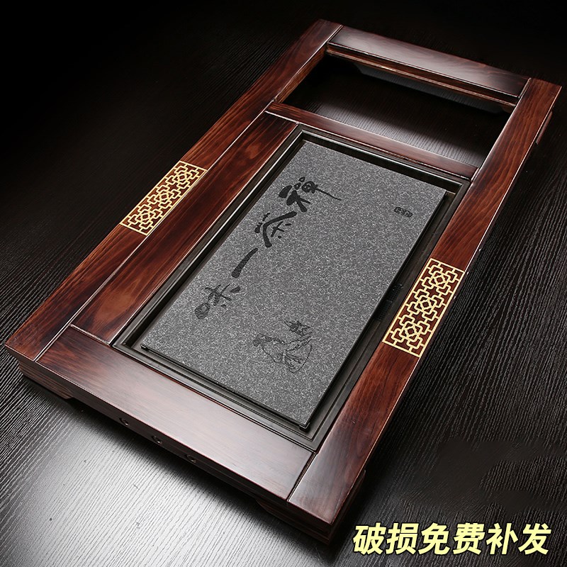 无电器实木茶盘一体整套茶台家用排水式茶托单框架不带上水电器I