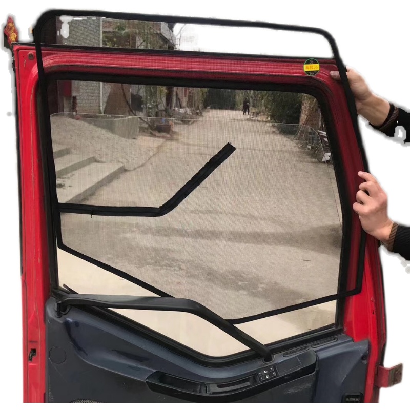 重汽HOWO豪沃TX轻卡悍将框架纱窗 统帅豪瀚T7H钢骨架防蚊虫纱网