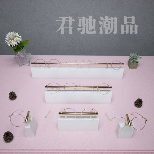 君驰潮品眼镜店橱窗柜台陈列展示架太阳镜墨镜展示道具