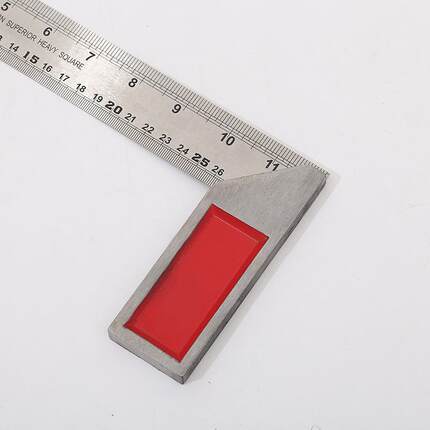 泰度式具钢角尺9不锈钢0直角尺木工测量工GC31215尺高精准刻度拐