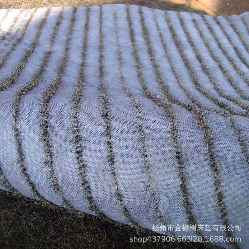 马毛床垫1米8床褥KNA子针刺马喷胶花薄垫毛透气防螨马鬃纤维尾卷