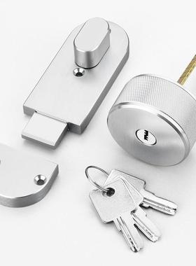 公WHF共卫色生间断金配隔件工具房带钥匙黑色门五锁厕所金灰色插