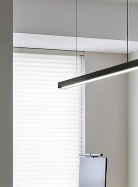 餐厅吊意式极简新款台台AWL岛主吧灯高端轻奢护眼饭桌一字长灯条