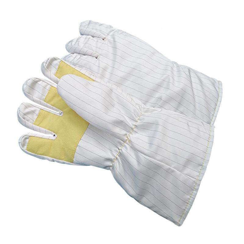 180半度白色芳纶洁净耐高温手套26c导m35cm无0284尘防静电体XU180