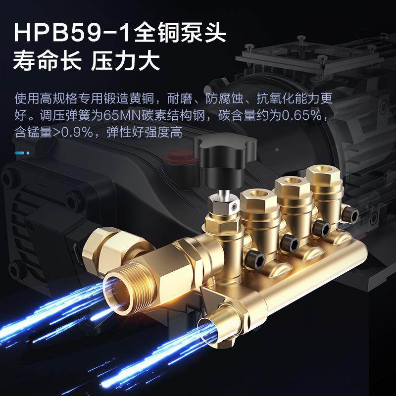 绿C16B220V2.5千瓦1高压清洗机刷猎车泵家用洗霸MYK车机器豹清洗