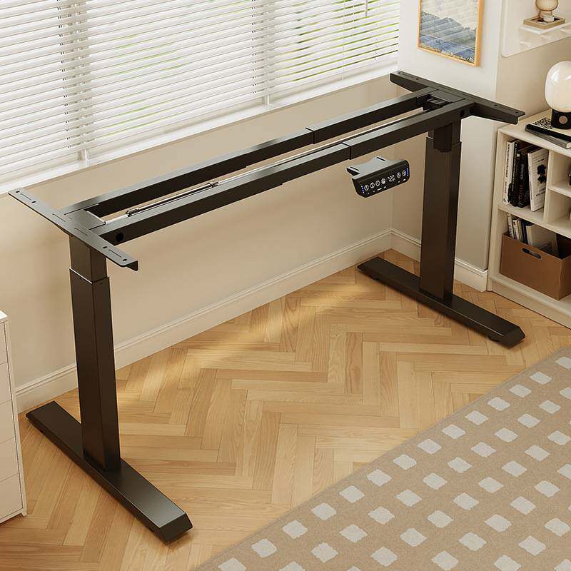 电动升降桌腿双电机收纳横梁办公桌电脑桌支架脚架智能升降桌架子