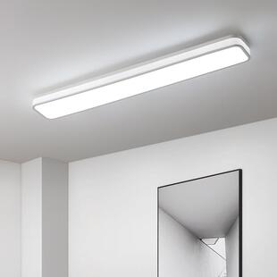 长条过道灯走廊帽间办公室863阳台玄关顶灯灯长吸方形简约极简灯