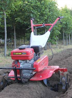 手扶小型农用旋耕机柴油马力式荒两驱微耕17017机山地开大旋耕打