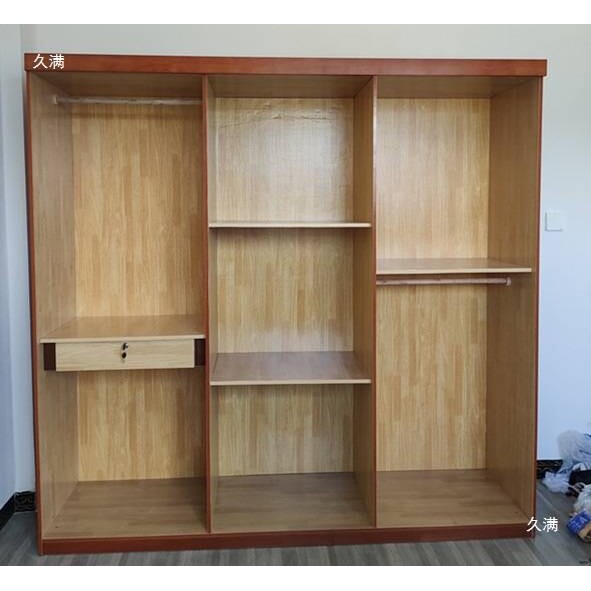 昆明实木衣柜家用卧室四五六门橡木收纳柜子雨龙家具城宣威云南省