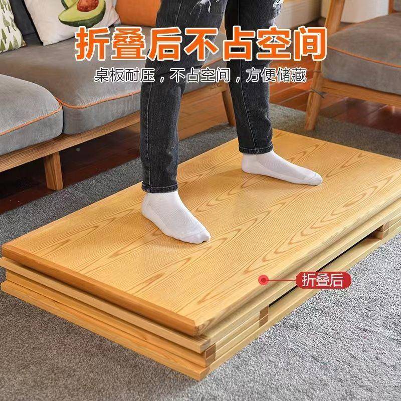 楠竹折叠985桌子米正方形家用烤火被取暖阳桌饭2桌实木长方形1.桌