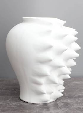 简约现代创意关树脂猬花40067器样板间电刺视柜家居玄厅软装客工