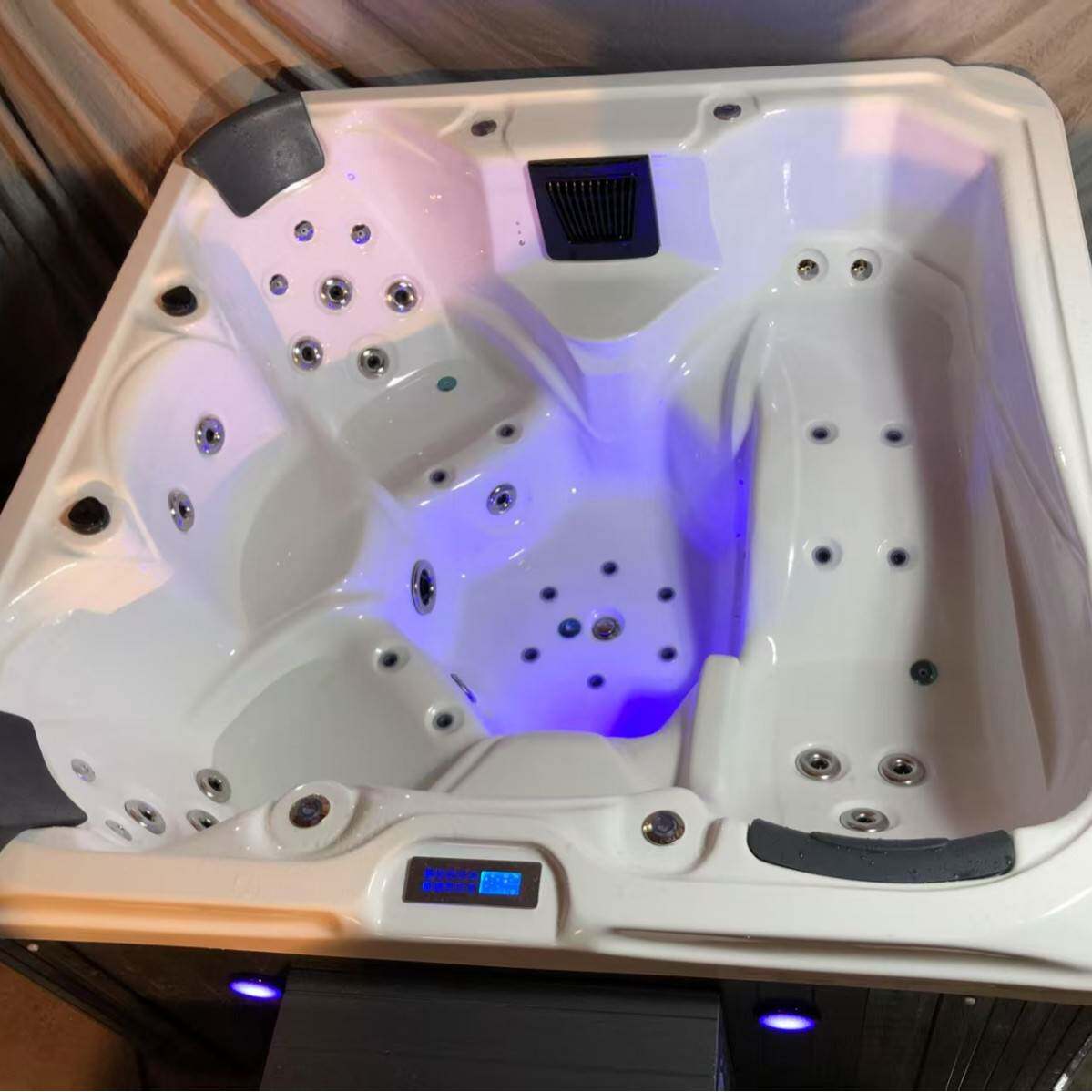 别墅户外浴缸5人按摩冲浪大池spa泡澡池亚克力泳池jacuzzi浴缸