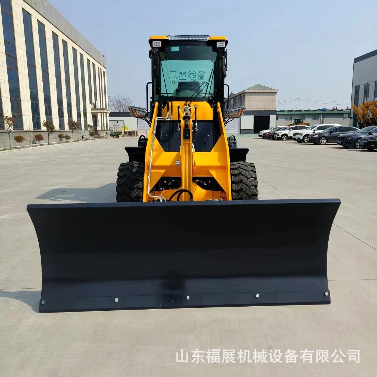 驾驶室扫雪机四驱轮式除雪机装载机改装扫雪机道路扫雪车