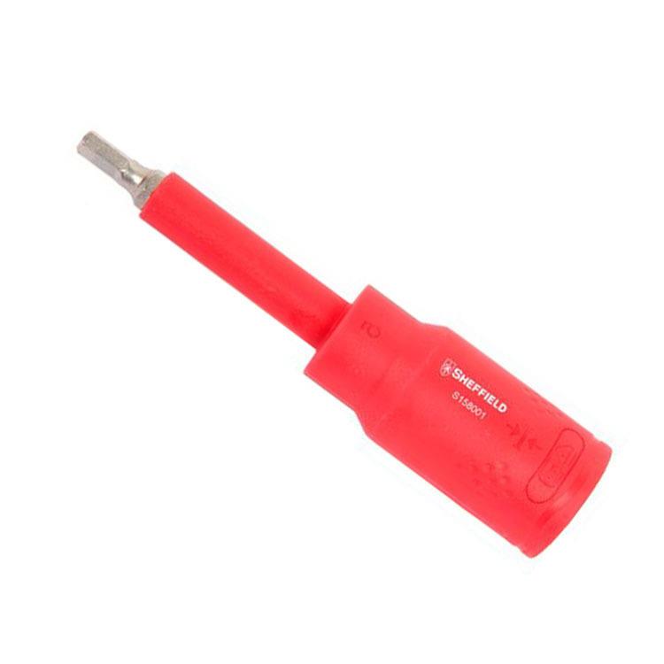 SHEFIEL钢盾4-10MMD绝缘套电F工六角筒1/2注塑型公制旋具S15KTY80