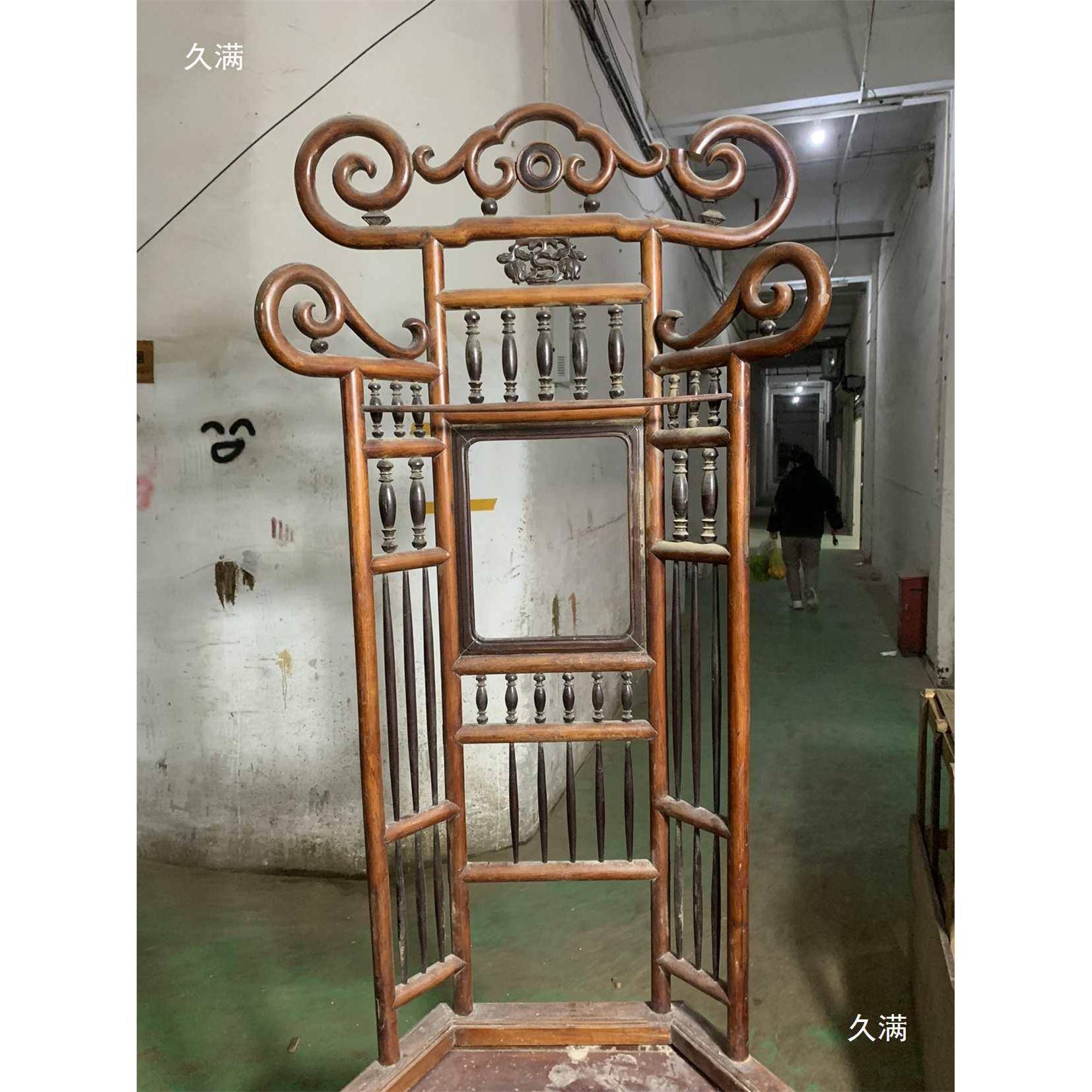 梳妆件台脸盆架子老具旧具老GZD物旧董古复古摆设怀民国