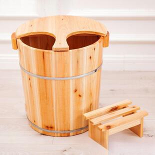 泡脚桶木桶足桶浴家洗一脚盆木34537828盆木盆件起用批邮