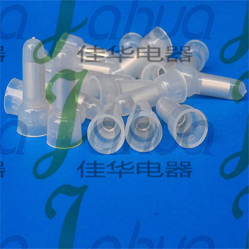 压EC8奶嘴形线全帽CE8尼龙闭端头安压线帽终端端子