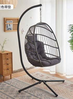 可吊折叠午睡DOY休闲可吊躺秋千藤编篮摇篮椅室内阳台吊床摇室摇