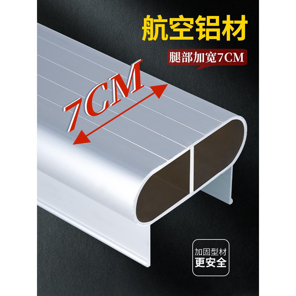 加厚铝合金梯子人叠字梯家用折梯两1用梯KX-54625字梯伸缩.5米2米