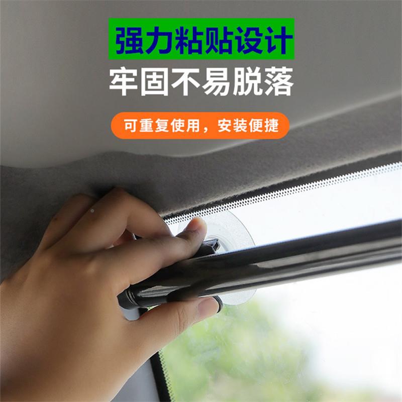 大货车遮膜前269阳挡玻璃伸缩式遮阳帘太阳高透明隔膜热清吸盘式