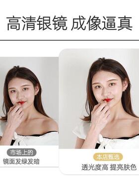 网红拍照全穿衣镜子挂墙身化妆贴墙自粘家用OOL女生壁卧室挂镜免