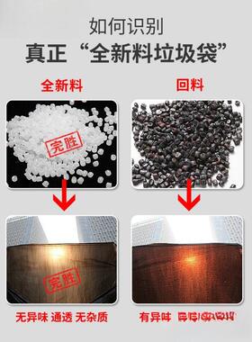 大圾袋大号加AL100828厚黑色酒店环卫袋家用0厨房塑料子垃8特大桶