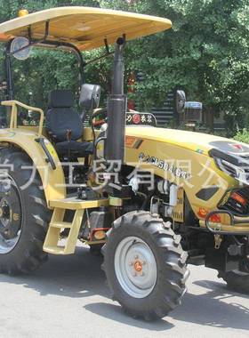 阳厂家CL504-G4遮棚黄色拖四驱柴拉机大型油多499功能耕地拖拉