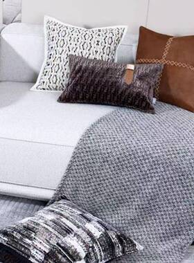 板房抱枕轻简约现代软沙VUD发客厅靠垫方枕装样奢样板间酒店抱枕