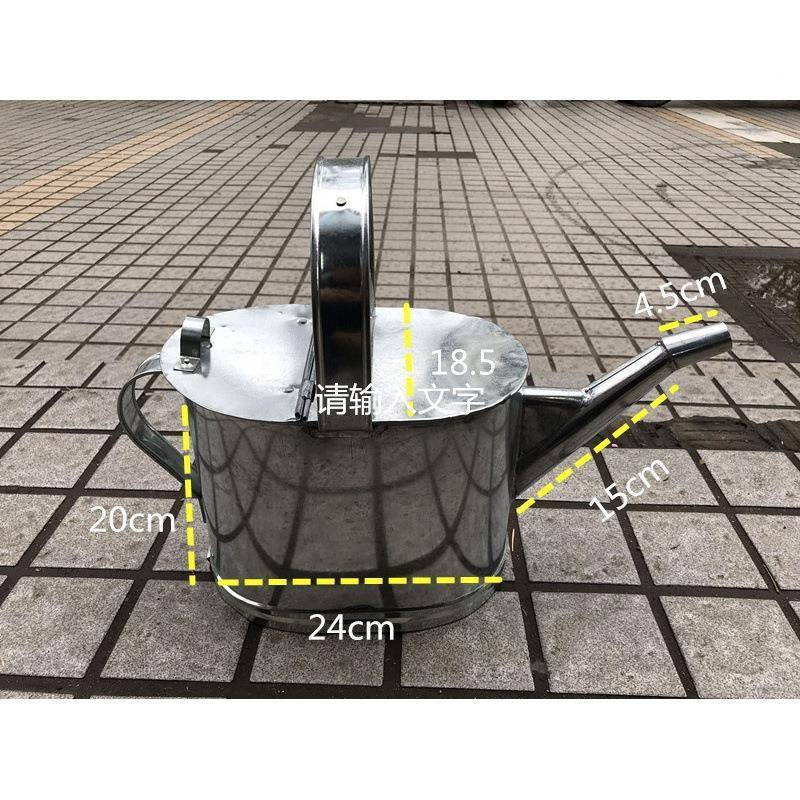 长嘴装他桶油壶油加油桶纯手工制带盖钢备用纯手工制作白铁皮不锈