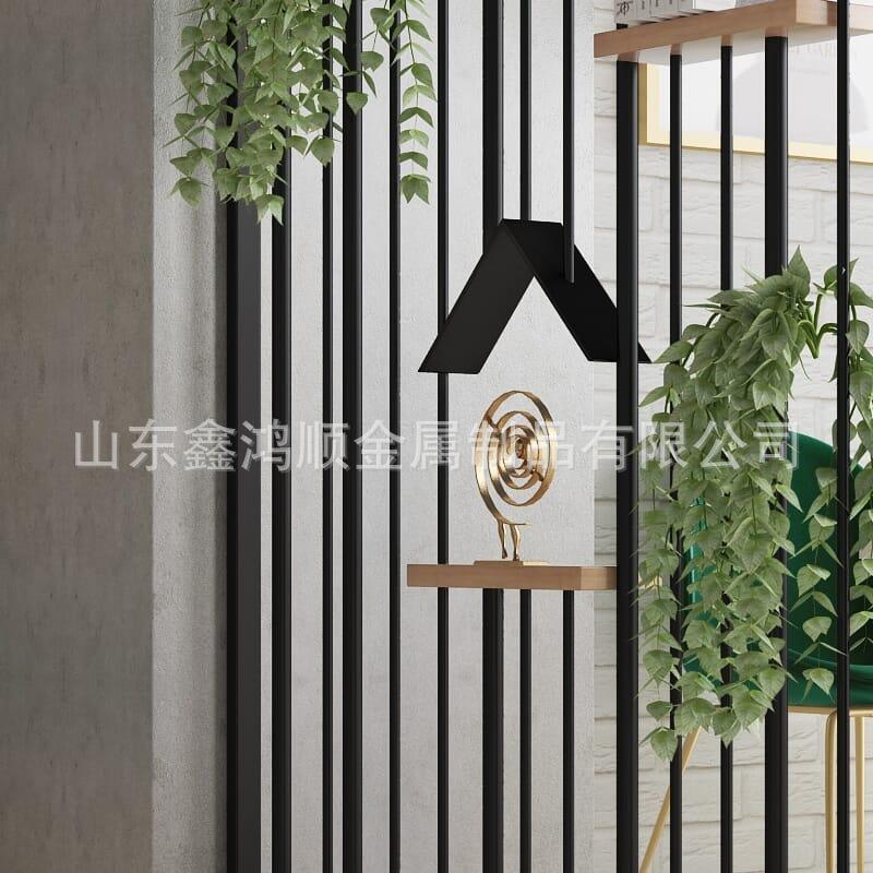 制作各种30栅4锈iu521钢格屏风新中式酒装店客厅不网格饰隔断屏风