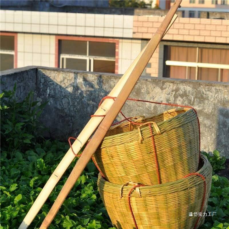 筐筐淘谷楼箩婚庆小罗框米箩AL811424罗兜挑竹竹筐结婚扁担篼家用