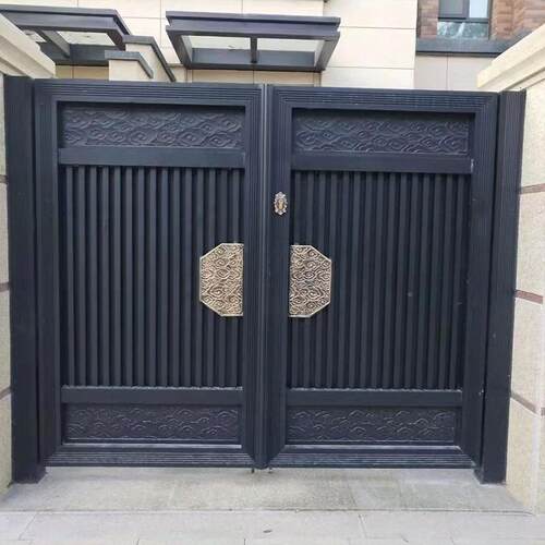 新中式249别入墅户大家用农村院子铝艺双厂开平移门自建房庭院门
