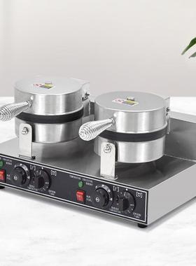 双头华夫商用华夫饼机心形电电烤饼机炉热78600商用松饼机饼档