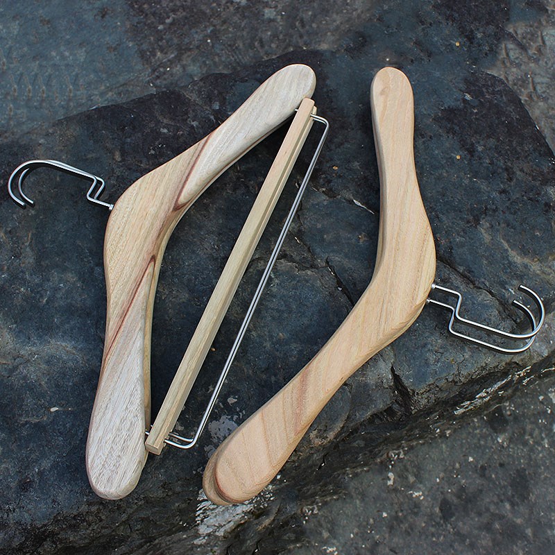 整料香樟木衣架家用衣挂实木撑子无痕不鼓包羊绒衫防虫蛀