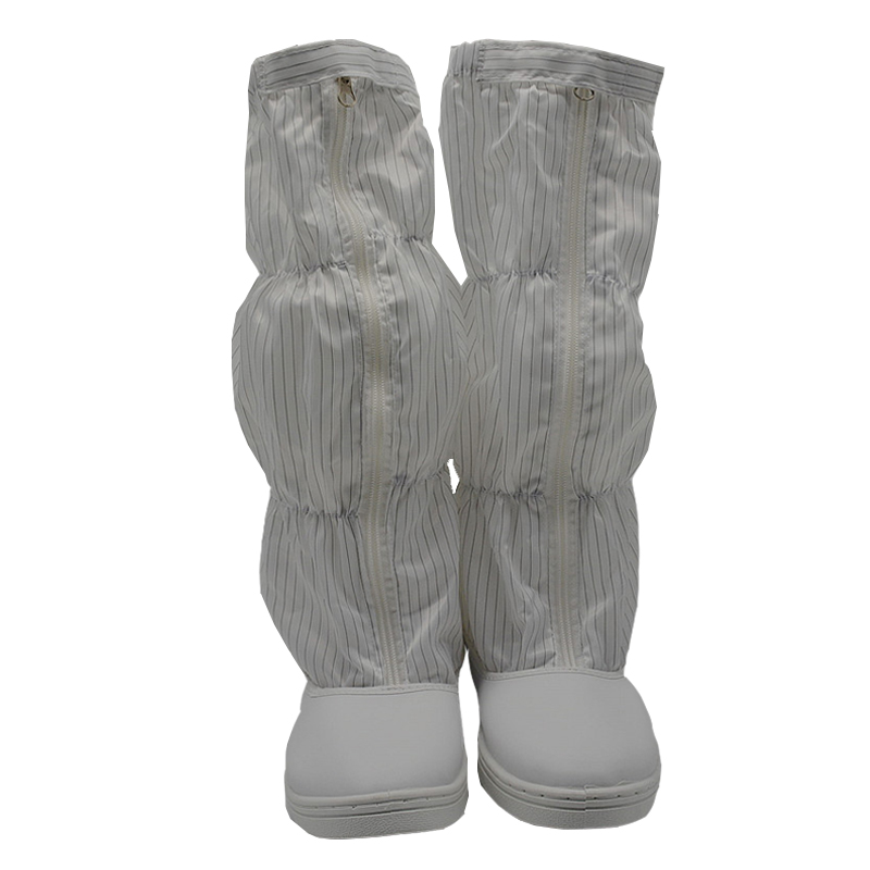 无尘鞋防静电鞋高筒靴白色蓝色无尘靴男女长筒靴车间防护工作鞋