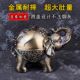 礼品摆件 有盖无味吉祥象男士 大象烟灰缸客厅带盖金属烟缸个性 时尚