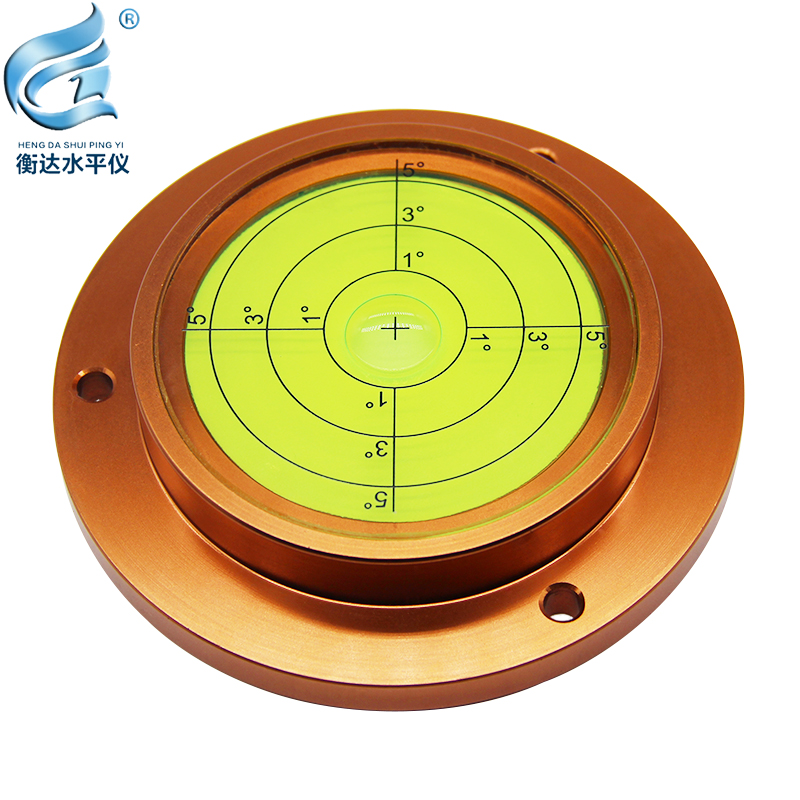 吊车水平仪工程机械水平泡珠带保护盖水准器钻井机水准仪水准泡