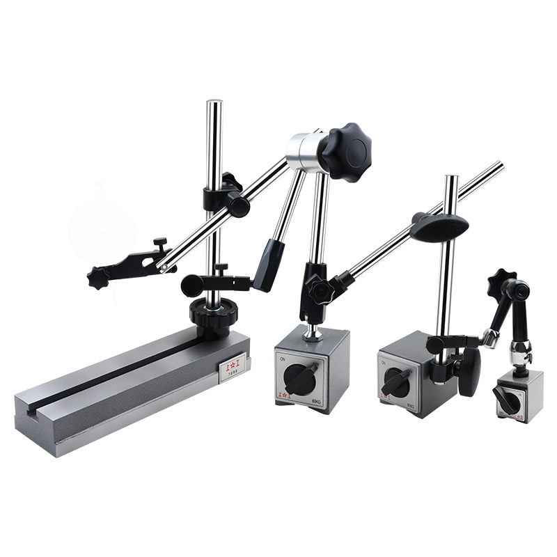 上工磁性表坐机械球形万向大表座万用能微调杠杆百分表支架磁力座