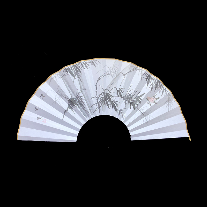 10寸15方纯手绘梅兰竹菊牡丹荷花绢布扇面绫绢面折扇扇子替换面