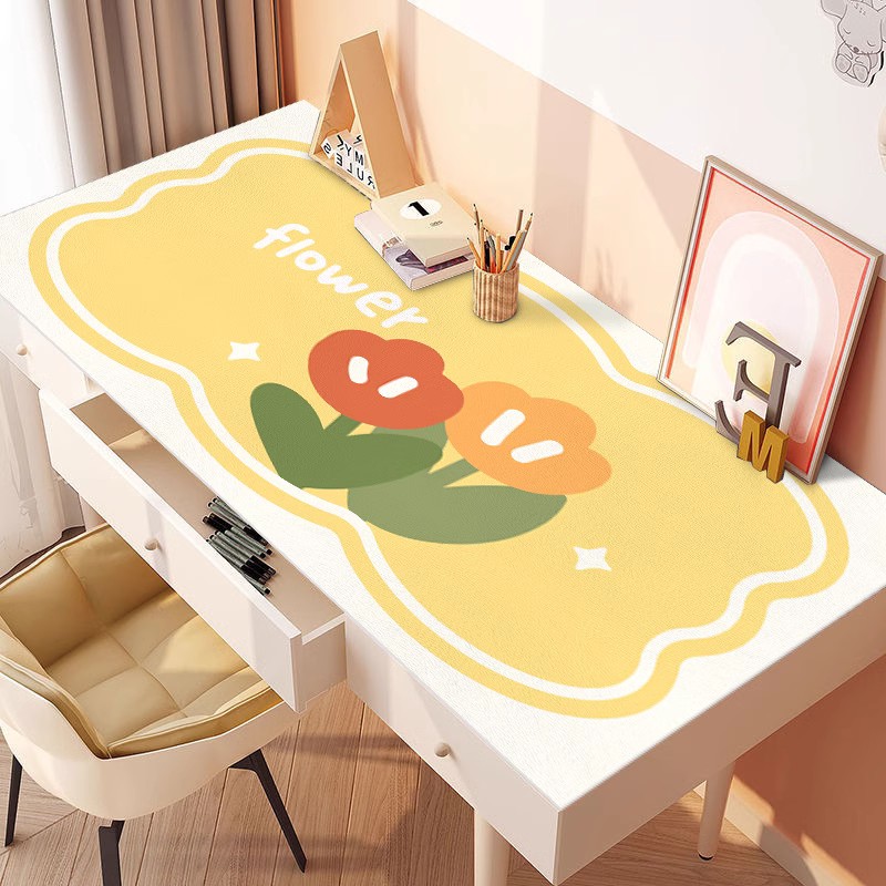 可自由裁剪书桌垫写字台桌垫小学生儿童环保护眼写字台皮革卡通