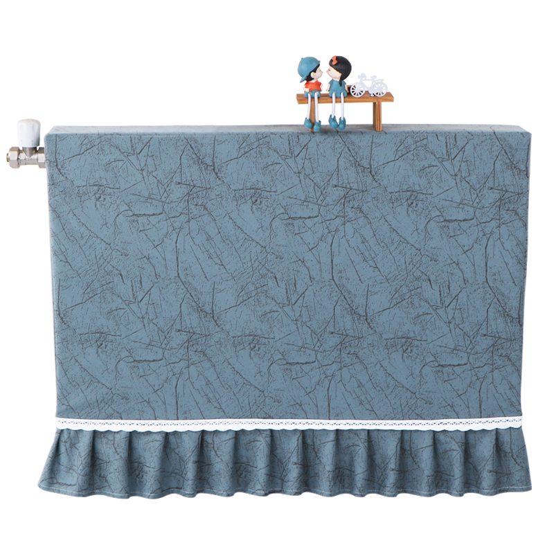 定制暖气片罩装饰罩家用布艺防尘遮挡全包老式防熏黑暖气片罩