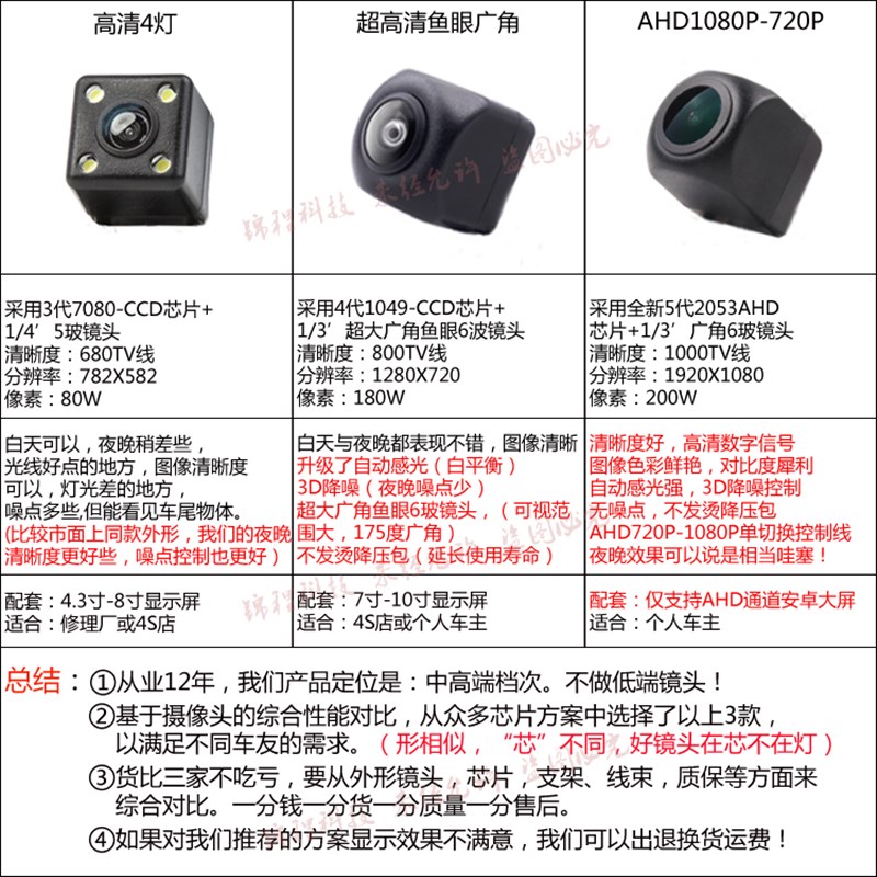 10 11 12 13 14 15 16 17款别克英朗高清夜视防水倒车影像摄像头