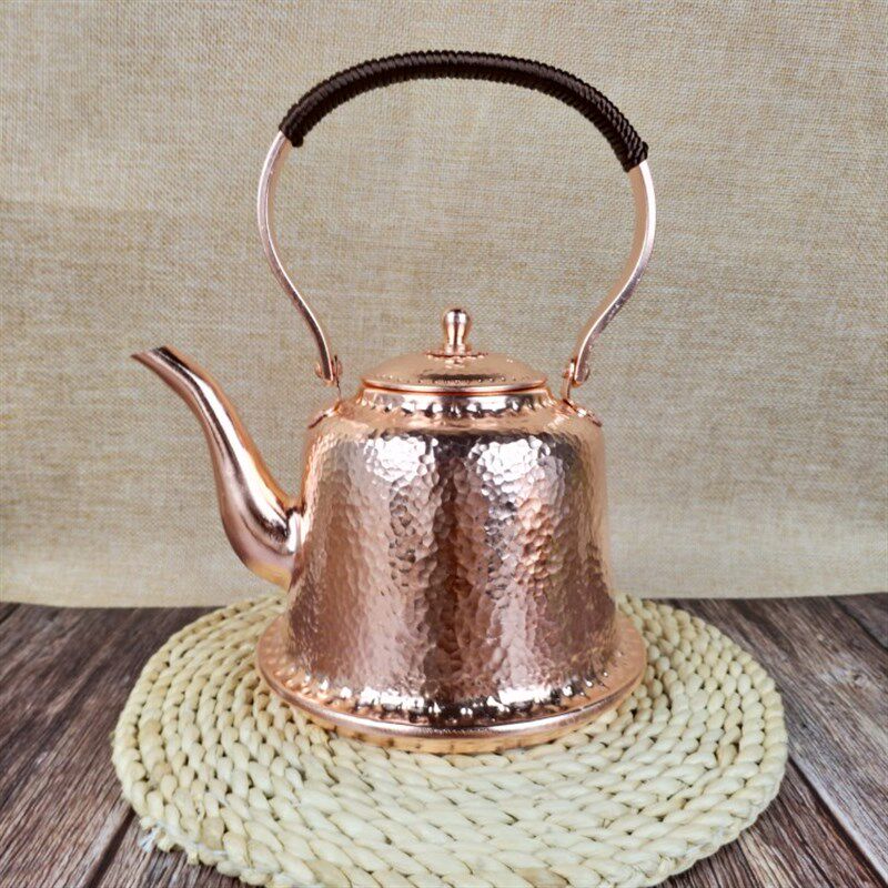 铜壶 煮水烧水泡茶 养生壶功夫茶铜器 茶具纯手工铜壶茶壶 纯紫铜